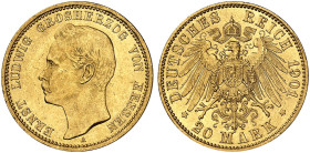 HESSEN.  Ernst Ludwig, 1892-1918.  J. 225, EPA 20/20  