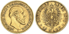 MECKLENBURG - SCHWERIN.  Friedrich Franz II., 1842-1883.  J. 231, EPA 10/26  