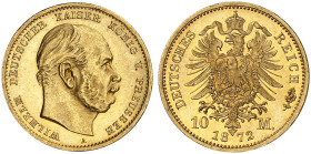 PREUSSEN.  Wilhelm I., 1861-1888.  J. 242 A, EPA 10/33  