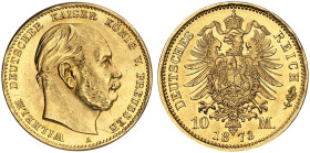 PREUSSEN.  Wilhelm I., 1861-1888.  J. 242 A, EPA 10/33  