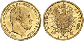PREUSSEN.  Wilhelm I., 1861-1888.  J. 243 C, EPA 20/29  