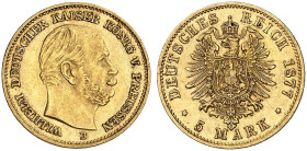 PREUSSEN.  Wilhelm I., 1861-1888.  J. 244 B, EPA 5/83  