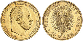 PREUSSEN.  Wilhelm I., 1861-1888.  J. 245 A, EPA 10/36  