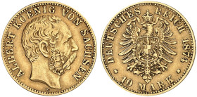SACHSEN.  Albert, 1873-1902.  J. 261, EPA 10/44  