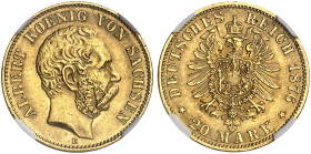 SACHSEN.  Albert, 1873-1902.  J. 262, EPA 20/42  