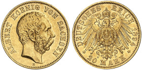 SACHSEN.  Albert, 1873-1902.  J. 264, EPA 20/43  