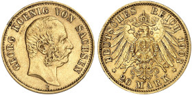 SACHSEN.  Georg, 1902-1904.  J. 266, EPA 20/44  
