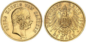 SACHSEN.  Georg, 1902-1904.  J. 266, EPA 20/44  