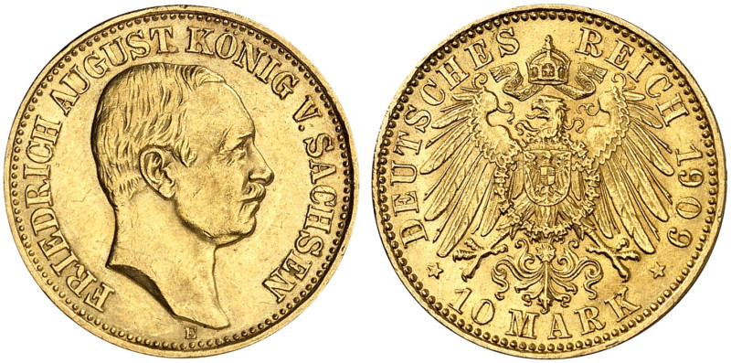 SACHSEN. Friedrich August III., 1904-1918. J. 267, EPA 10/47 

Ein zweites Exe...