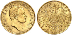 SACHSEN.  Friedrich August III., 1904-1918.  J. 267, EPA 10/47  