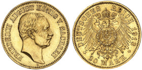 SACHSEN.  Friedrich August III., 1904-1918.  J. 268, EPA 20/45  