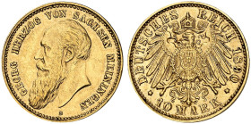 SACHSEN - MEININGEN.  Georg II., 1866-1914.  J. 278, EPA 10/49  