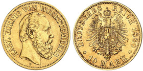 WÜRTTEMBERG.  Karl, 1864-1891.  J. 292, EPA 10/53  