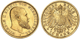 WÜRTTEMBERG.  Wilhelm II., 1891-1918.  J. 295, EPA 10/55  