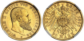 WÜRTTEMBERG.  Wilhelm II., 1891-1918.  J. 296, EPA 20/64  