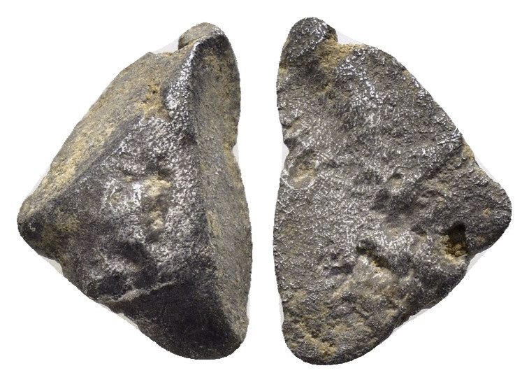 JUDAEA.(Circa 13th-5th century BC).Cut AR Hacksilver Dishekel.

Condition : Good...