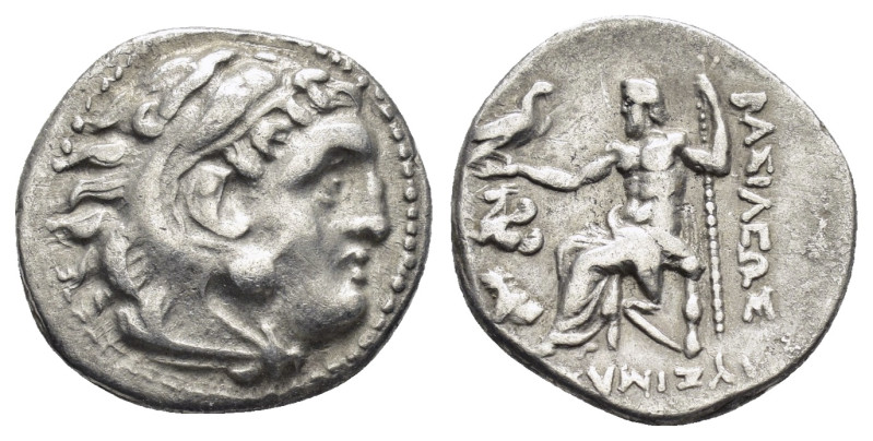 KINGS of THRACE (Macedonian). Lysimachos (305-281 BC). Drachm. Lampsakos.

Obv...