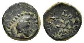 PONTOS. Pharnakeia.(Circa 85-65 BC).Ae.

Condition : Good very fine.

Weight : 4.01 gr
Diameter : 14 mm