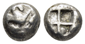 IONIA. Chios.(Circa 435-425 BC).Drachm.

Condition : Good very fine.

Weight : 2.32 gr
Diameter : 9 mm