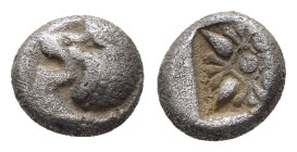 IONIA. Miletos.(Late 6th-early 5th centuries BC).Obol.

Condition : Good very fine.

Weight : 0.96 gr
Diameter : 8 mm
