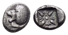 IONIA.Miletos.(Circa 525-475 BC).Obol.

Condition : Good very fine.

Weight : 0.83 gr
Diameter : 8 mm
