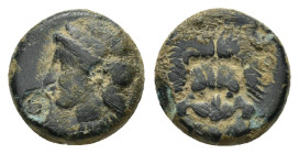 IONIA. Samos.(Circa 310-290 BC).Ae.

Condition : Good very fine.

Weight : 1.74 gr
Diameter : 11 mm