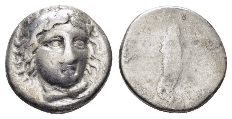 SATRAPS of CARIA. Maussollos (377/6-353/2). Drachm.

Condition : Good very fine....