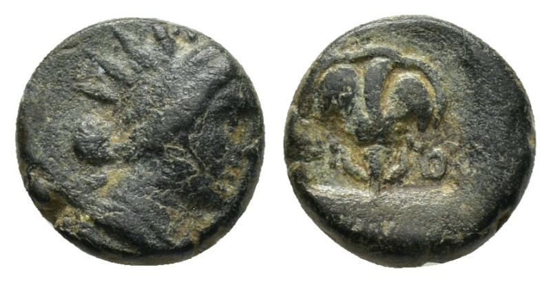 CARIA. Rhodes.(404-circa 385 BC)).Ae.

Condition : Good very fine.

Weight : 1.9...