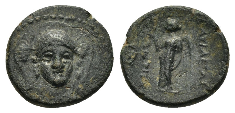 SELEUKID KINGS of SYRIA. Antiochos I Soter (281-261 BC).Smyrna or Sardes.Ae.

Ob...