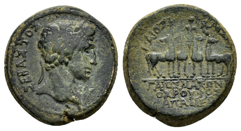 PHRYGIA, Apameia. Augustus. (27-14 BC). Ae.

Obv : ΣΕΒΑΣΤΟΣ.
Laureate head of Au...