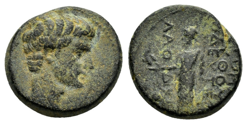 PHRYGIA.Laodicea ad Lycum.Tiberius.(14-31).Ae.

Obv : ΣΕΒΑΣΤΟΣ.
Bare head to ...