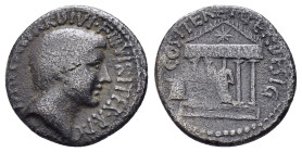 OCTAVIAN.(36 BC). Mint in central or southern Italy.Denarius.

Obv : IMP CAESAR DIVI F III VIR ITER R P C.
Bare head right.

Rev : COS ITER ET TER DES...