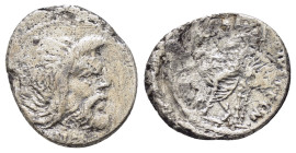 ANONYMOUS.(135-125 BC).Rome.Ae.

Condition : Good very fine.

Weight : 3.53 gr
Diameter : 16 mm