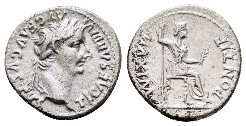 TIBERIUS.(14-37).Lugdunum.Denarius.

Obv : TI CAESAR DIVI AVG F AVGVSTVS.
Laurea...