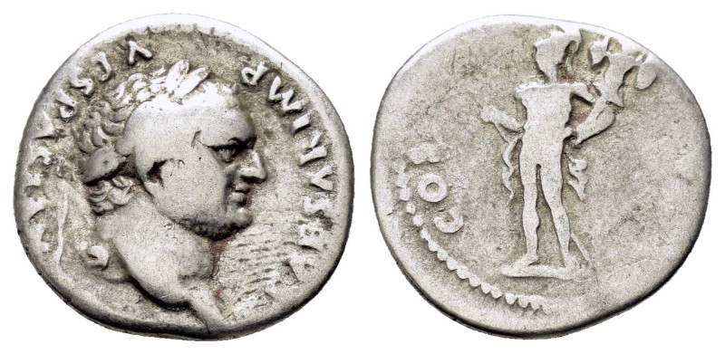 VESPASIAN.(69-79).Rome.Denarius.

Condition : Good very fine.

Weight : 3.18 gr
...