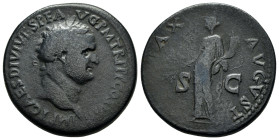 VESPASIAN.(69-79).Rome.Sestertius.

Condition : Good very fine.

Weight : 24.01 gr
Diameter : 34 mm