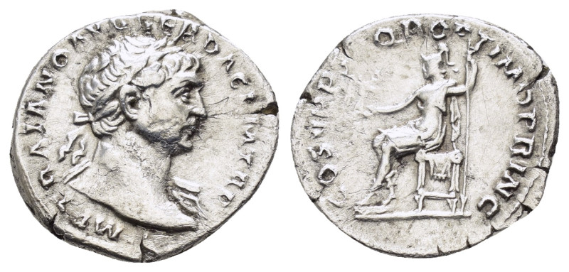 TRAJAN (98-117). Rome.Denarius.

Condition : Good very fine.

Weight : 2.89 gr
D...