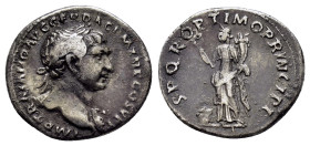 TRAJAN (98-117). Rome.Denarius.

Condition : Good very fine.

Weight : 3.02 gr
Diameter : 18 mm
