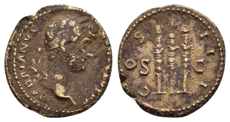 HADRIAN.(117-138).Rome.Ae.

Obv : HADRIANVS AVGVSTVS P P.
Laureate head of Hadri...