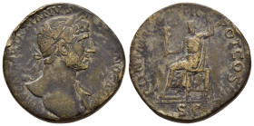 HADRIAN.(117-138).Rome.Sestertius.

Condition : Good very fine.

Weight : 25.34 gr
Diameter : 33 mm