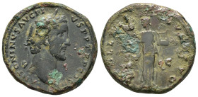 ANTONINUS PIUS.(138-161).Rome.Sestertius. 

Condition : Good very fine.

Weight : 26.71 gr
Diameter : 33 mm