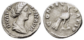 DIVA FAUSTINA I (Died 140).Rome.Denarius.

Condition : Good very fine.

Weight : 3.01 gr
Diameter : 18 mm