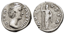 DIVA FAUSTINA I (Died 140).Rome.Denarius.

Condition : Good very fine.

Weight : 3.30 gr
Diameter : 17 mm