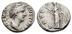 DIVA FAUSTINA I (Died 140).Rome.Denarius.

Condition : Good very fine.

Weight : 3.48 gr
Diameter : 16 mm