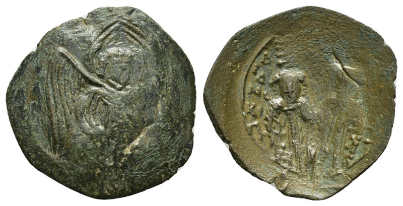 MICHAEL VIII PALAEOLOGUS (1261-1282). Constantinople.Trachy. 

Condition : Good ...