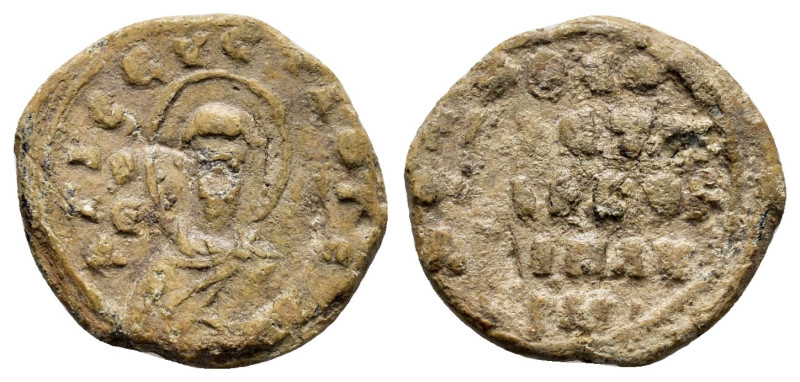 BYZANTINE LEAD SEAL.(Circa 7th-11th Century).Pb.

Condition : Good very fine....