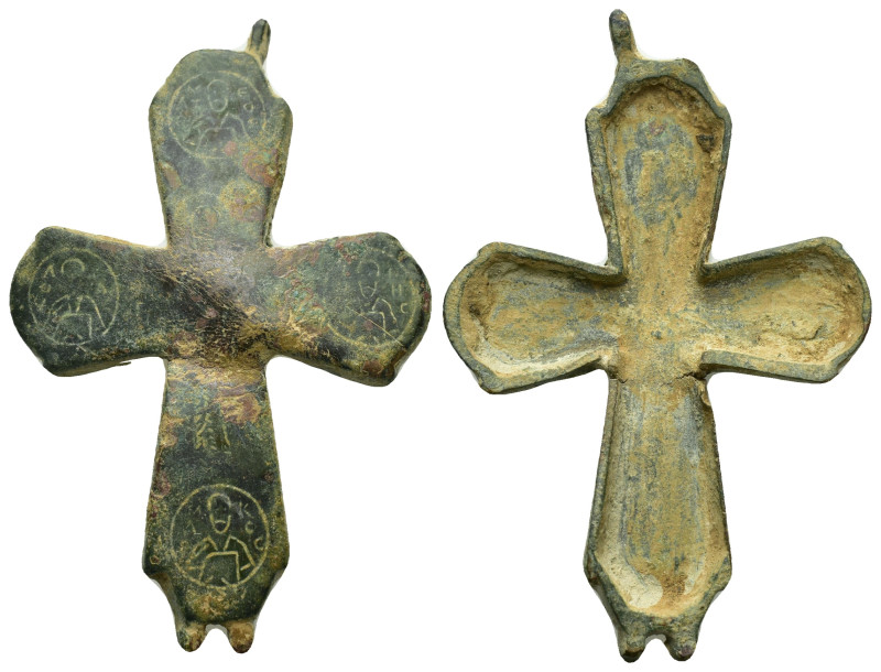 ANCIENT BYZANTINE EMPIRE.Bronze Cross.(8th-10th century).Ae.

Condition : Good v...