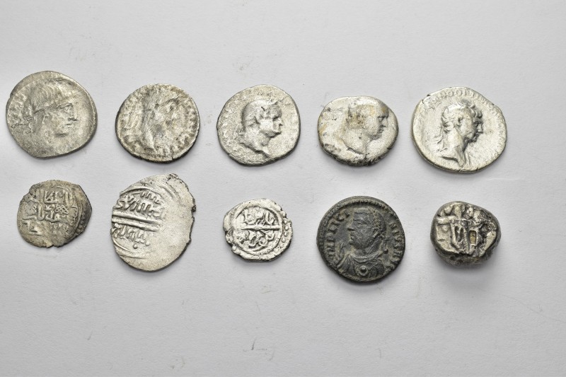 ANCIENT SILVER COINS.SOLD AS SEEN.NO RETURN.