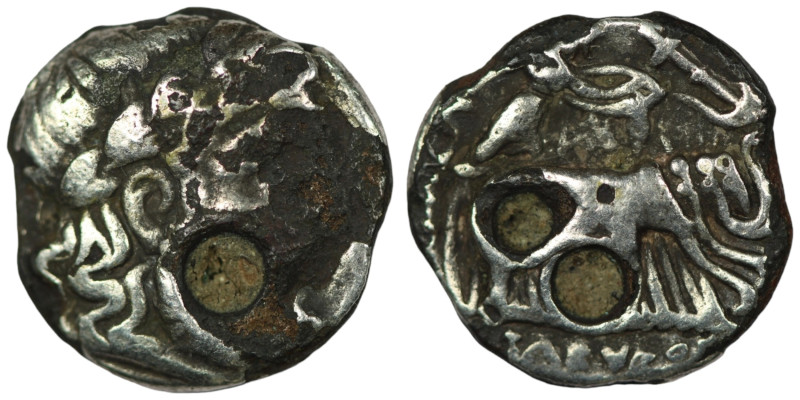 Seleucid Kingdom. Seleukos I. Nikator. (312-294 BC) Subaeratus Drachm. Seleucia....