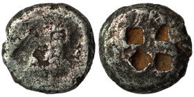 Greek. Uncertain. AR Obol. 9mm, 1,04